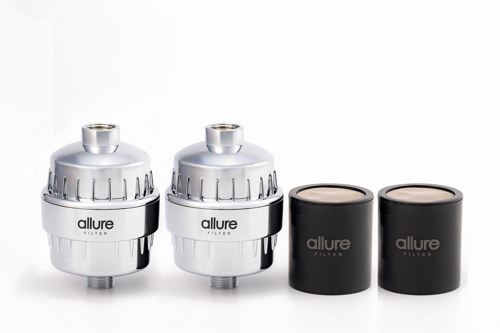 X 2 Silver Starlight Filter and X 2 Shower Filter Cartridge Refill